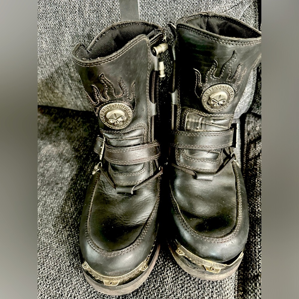 Harley Davidson leather riding boots